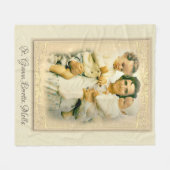 Katholisch-Mutter St. Gianna Beretta Molla Fleecedecke (Vorderseite (Horizontal))