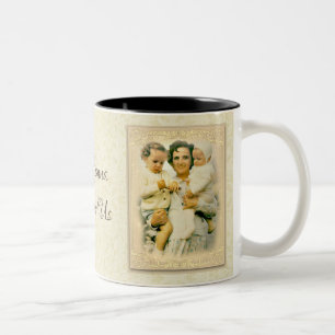 Katholisch-Mutter St. Gianna Beretta Molla Zweifarbige Tasse
