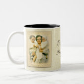 Katholisch-Mutter St. Gianna Beretta Molla Zweifarbige Tasse (Links)