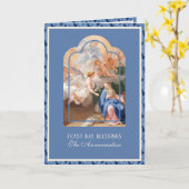 Katholische Ankündigung Jungfrau Mary mit Angel (Gelbe Blume)