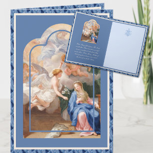 Katholische Ankündigung Jungfrau Mary mit Angel
