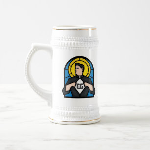 Katholische Aussenseiter-klassisches Bier Stein Bierglas