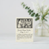 Katholische Baby-Baptismal Erinnerungs-heilige Visitenkarte (Stehend Vorderseite)