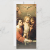 Katholische Beerdigung Beileid Heilige Familienkar Karte (Rückseite)