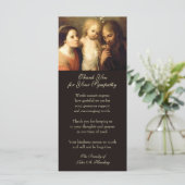 Katholische Beerdigung Beileid Heilige Familienkar Karte (Stehend Vorderseite)