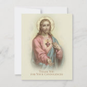 Katholische Beerdigung Beileid Heilige Karte Viele (Vorderseite)