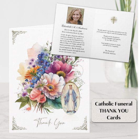 Katholische Beerdigung Bloral Mary danke Ihnen