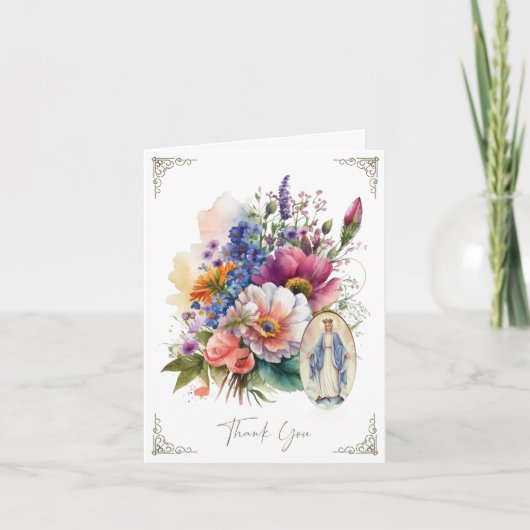 Katholische Beerdigung Bloral Mary danke Ihnen (Vorderseite)