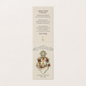 Katholische Beerdigung Eucharist Gebet Heilige Kar Visitenkarten (Außenseite Aufgefaltet)