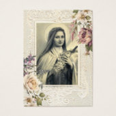 Katholische Beerdigung Floral St. Therese Gebet (Vorderseite)