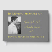 katholische Beerdigung Gästebuch (Vorderseite)