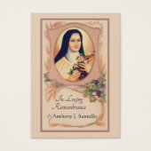 Katholische Beerdigung Gedenkgebet Heilige Karte (Vorderseite)