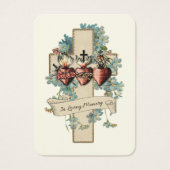 Katholische Beerdigung Gedenkgebet Heilige Karte (Vorderseite)