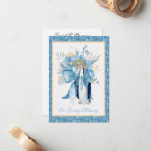 Katholische Beerdigung Gedenkgebet Heilige Karte (Vorderseite/Rückseite Beispiel)