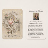 Katholische Beerdigung Gedenkgebet Heilige Karte (Vorne & Hinten)