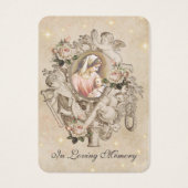 Katholische Beerdigung Gedenkgebet Heilige Karte (Vorderseite)