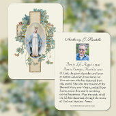 Katholische Beerdigung Gedenkgebet Heilige Karte