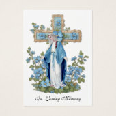 Katholische Beerdigung Gedenkgebet Heilige Karte (Vorderseite)