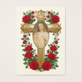 Katholische Beerdigung Gedenkgebet Heilige Karte (Vorderseite)