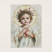 Katholische Beerdigung Gedenkgebet Jesus Card (Vorderseite)