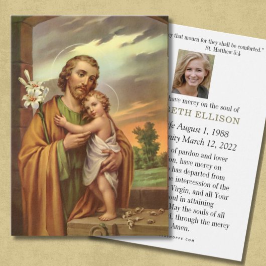 Katholische Beerdigung Gedenkgebet St. Joseph