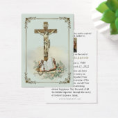 Katholische Beerdigung Gedenkkarte für das Gebet (Schreibtisch)