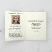 Katholische Beerdigung Gedenkstätte für das Gebet (Innenseite)