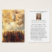 Katholische Beerdigung Gedenkstätte Jesus (Vorne & Hinten)