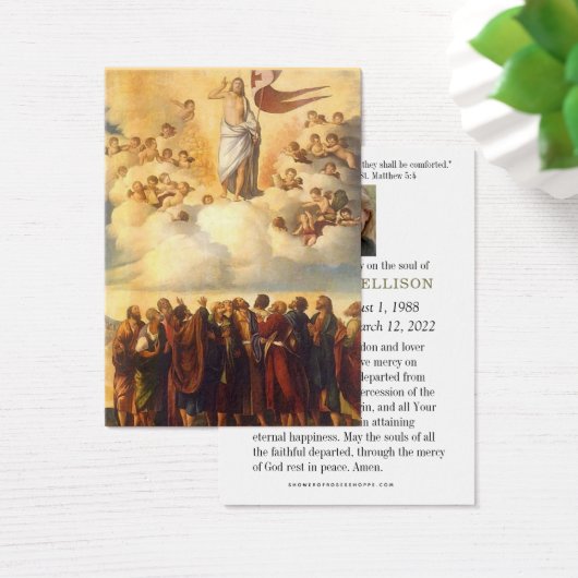 Katholische Beerdigung Gedenkstätte Jesus (Schreibtisch)