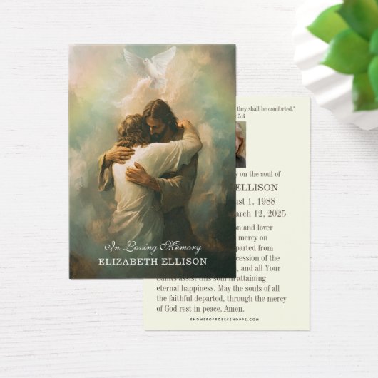 Katholische Beerdigung Gedenkstätte Jesus Gebet Ka (Schreibtisch)