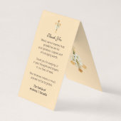 Katholische Beerdigung Guadalupe Gebet Heilige Kar Visitenkarten (Rückseite)