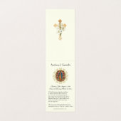 Katholische Beerdigung Guadalupe Gebet Heilige Kar Visitenkarten (Innenseite Aufgefaltet)