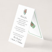 Katholische Beerdigung irische Rose Gebetskarte Visitenkarten (Rückseite)