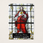 Katholische Beerdigung Jesus Gebet Heilige Karte (Vorderseite)