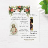 Katholische Beerdigung Jesus Vintages Gebet floral (Schreibtisch)