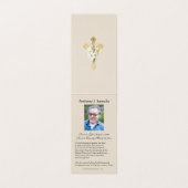 Katholische Beerdigung Jungfrau Mary Gebet Heilige Visitenkarten (Innenseite Aufgefaltet)