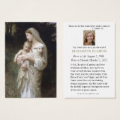 Katholische Beerdigung Jungfrau Mary Jesus (Vorne & Hinten)