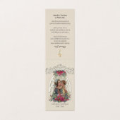 Katholische Beerdigung Jungfrau Mary Jesus Heilige Visitenkarten (Außenseite Aufgefaltet)