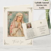 Katholische Beerdigung Seligen Mary Danke