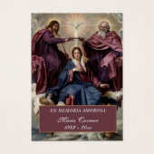 Katholische Beerdigung Spanisches Gebet Heilige Ka (Vorderseite)