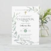 Katholische Beerdigung zum Gedenken an das Leben Einladung (Stehend Vorderseite)