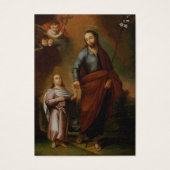 Katholische Beerdigungsdenkmal Jesus St. Joseph (Vorderseite)