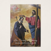 Katholische Beerdigungsdenkmal Jesus St. Joseph (Vorderseite)