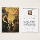 Katholische Beerdigungsgebet Jesus Mary Joseph (Vorne & Hinten)