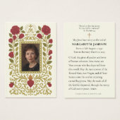 Katholische BeerdigungsGedenkstätte Rote Rosen des (Vorne & Hinten)