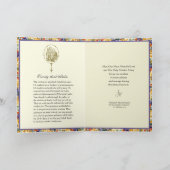 Katholische Beileid Blumenrosar-Schrift (Innenseite)