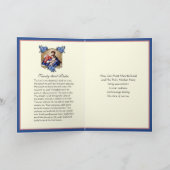 Katholische Beileid Jungfrau Mary Jesus Blumenkart Karte (Innenseite)