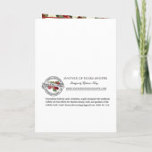 Katholische Beileid Jungfrau Mary Jesus Rote Rose Karte (Rückseite)