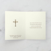 Katholische Beileid Jungfrau Mary Scripting Karte (Innenseite)