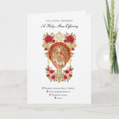 Katholische Beileid Mass, die Jesus bietet Karte (Vorderseite)